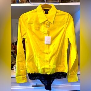 Victoria Secret collar shirt with thong